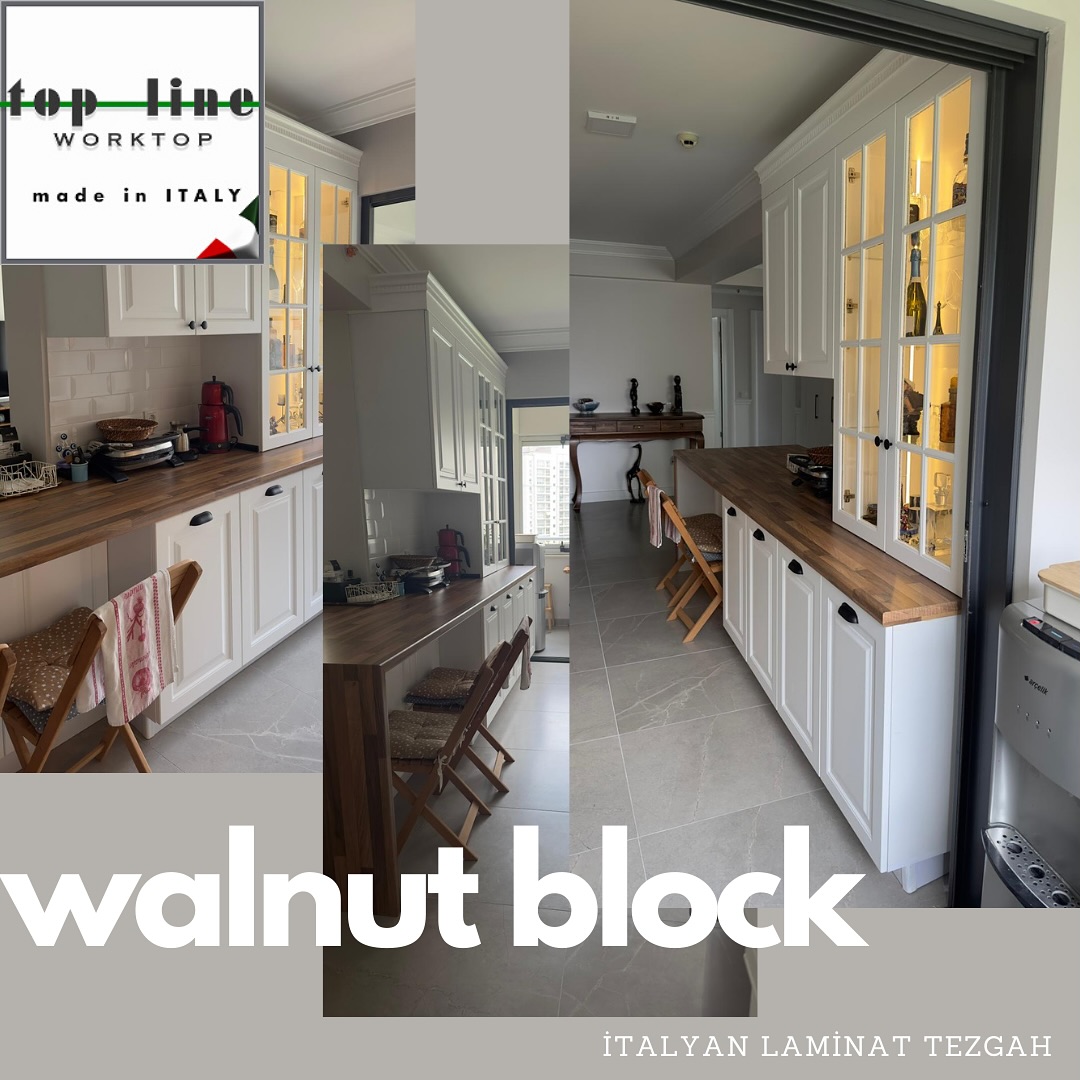 #mutfaktezgahı #mutfakdekorasyonu #laminattezgah @laminattezgah 9011 Walnut Block