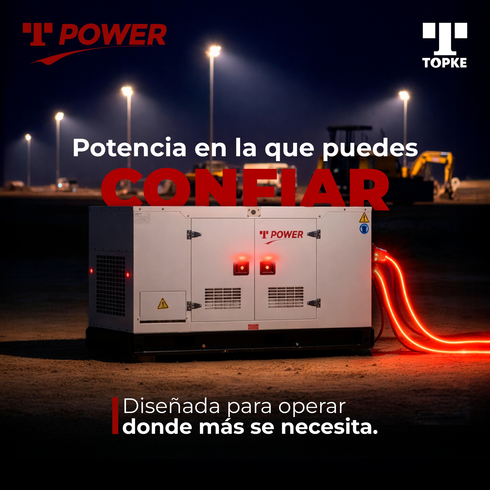 En obra, contar con un respaldo energético confiable es clave. ⚡
Los generadores T-POWER están diseñados para operar en campo y acompañar el trabajo donde más se necesita. 💪🚧
📞 Llámanos al (+502) 2224-8080
📲 Escríbenos por WhatsApp: https://wa.link/uanxg1
🌐 Visítanos en www.topke.com
📍 Vía 4 5-52 Zona 4 / Calzada Aguilar Batres 53-32 B, Zona 11