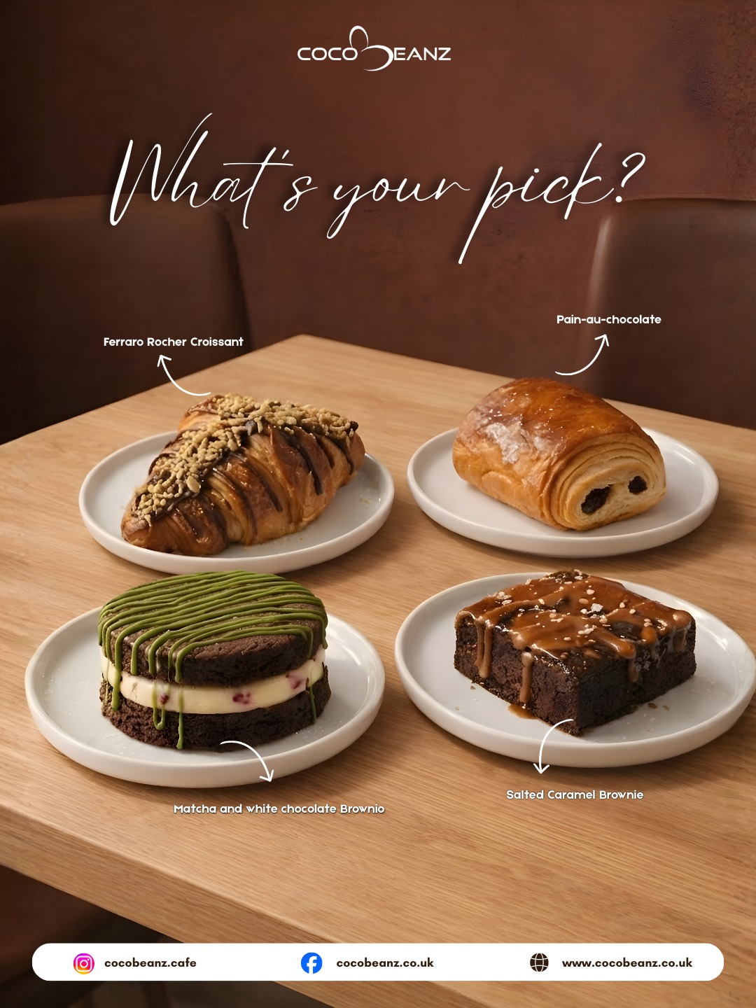 Life is short, make it sweet. βοΈ Whether you're a Matcha lover or a classic Pain-au-chocolat fan, there's a seat waiting for you at Coco Beanz.
#cocobeanz #bakerylife #pastrylovers #croissantlover