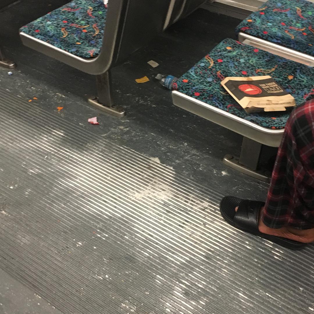 clearly, someone dropped the ball here- i thought i boarded the blue line #stayclassylongbeach #metro #blueline #lametro #train